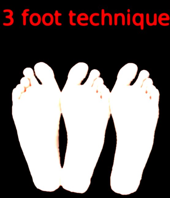 3 foot technique